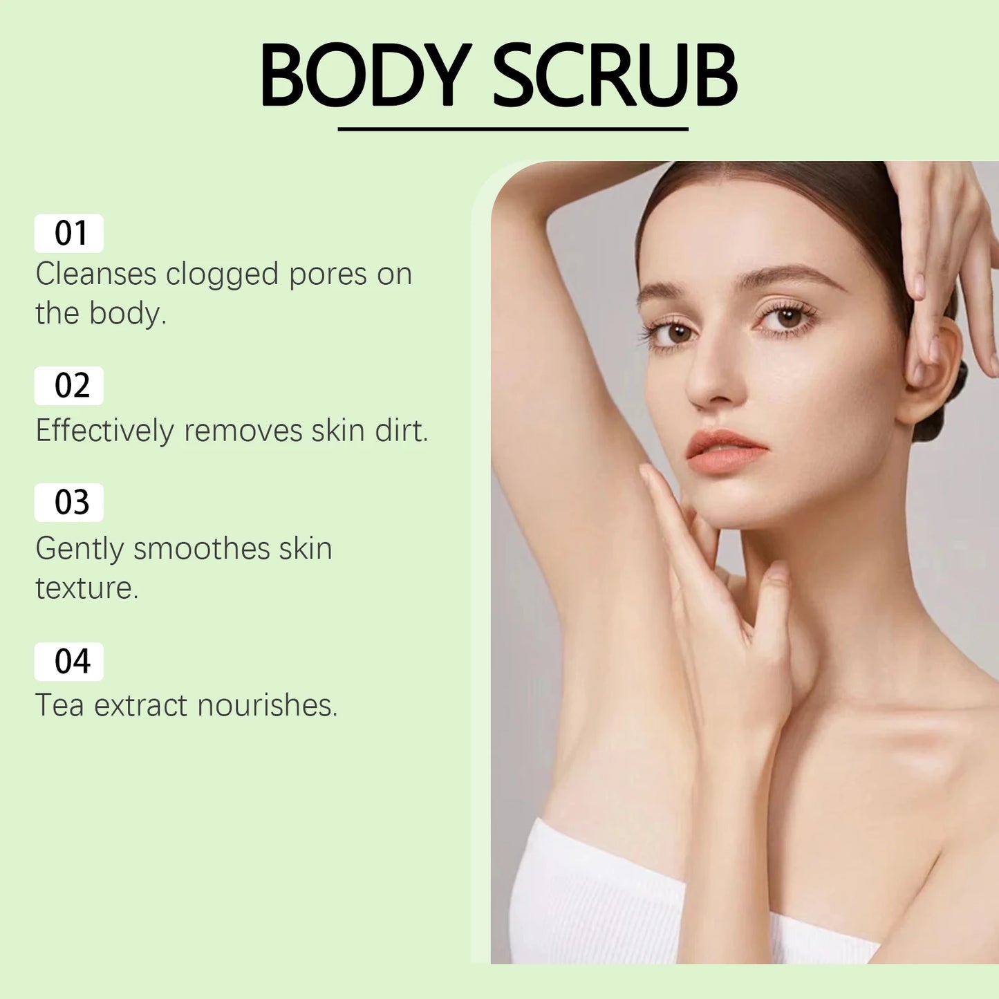 Hoygi Matcha Body Scrub | Exfoliate, Cleanse & Smooth Skin