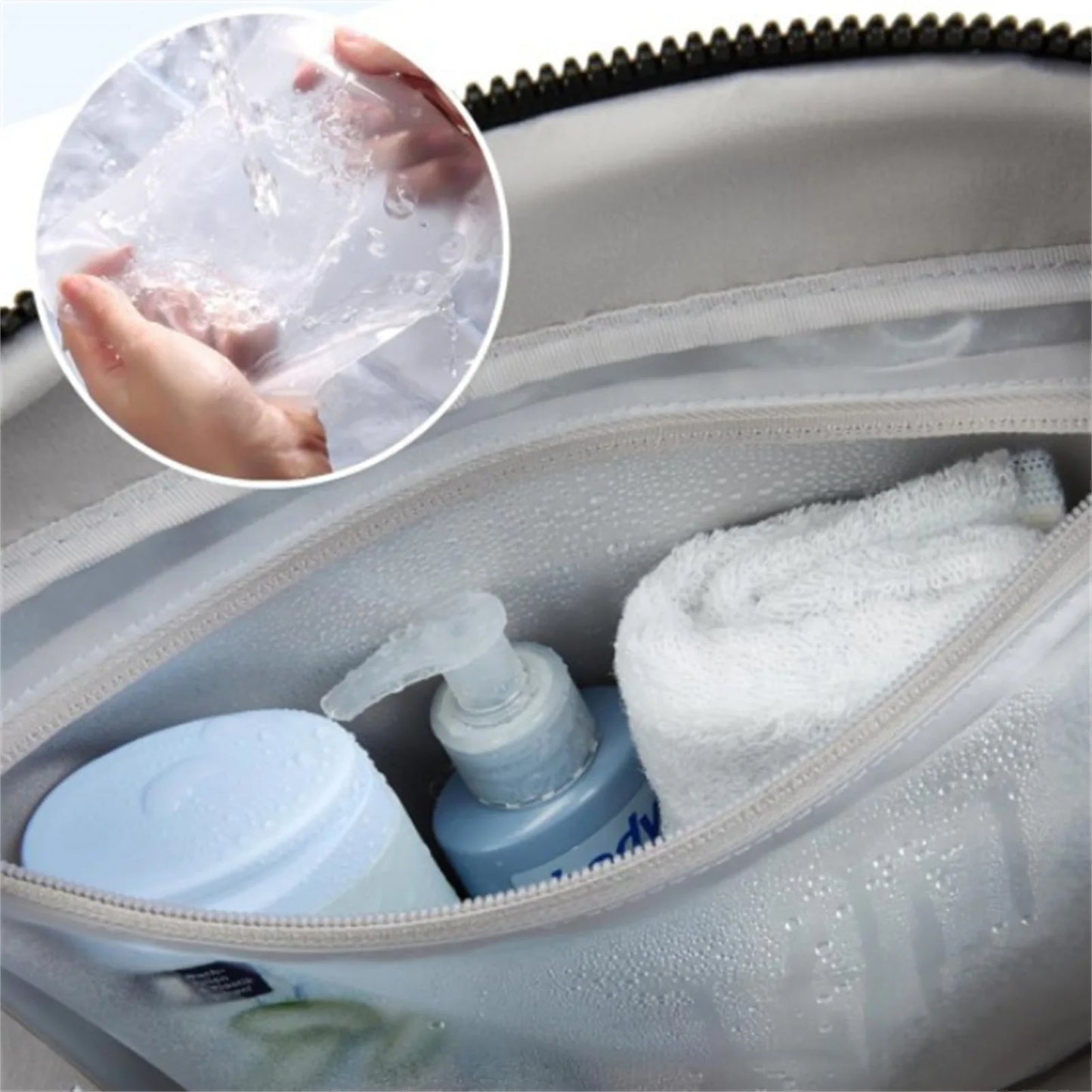 Travel Gym Bag Large Capacity with Separate Compartment Design for Short Trips Sports Outdoor Activities Peaceful Pleasures Health and Wellness