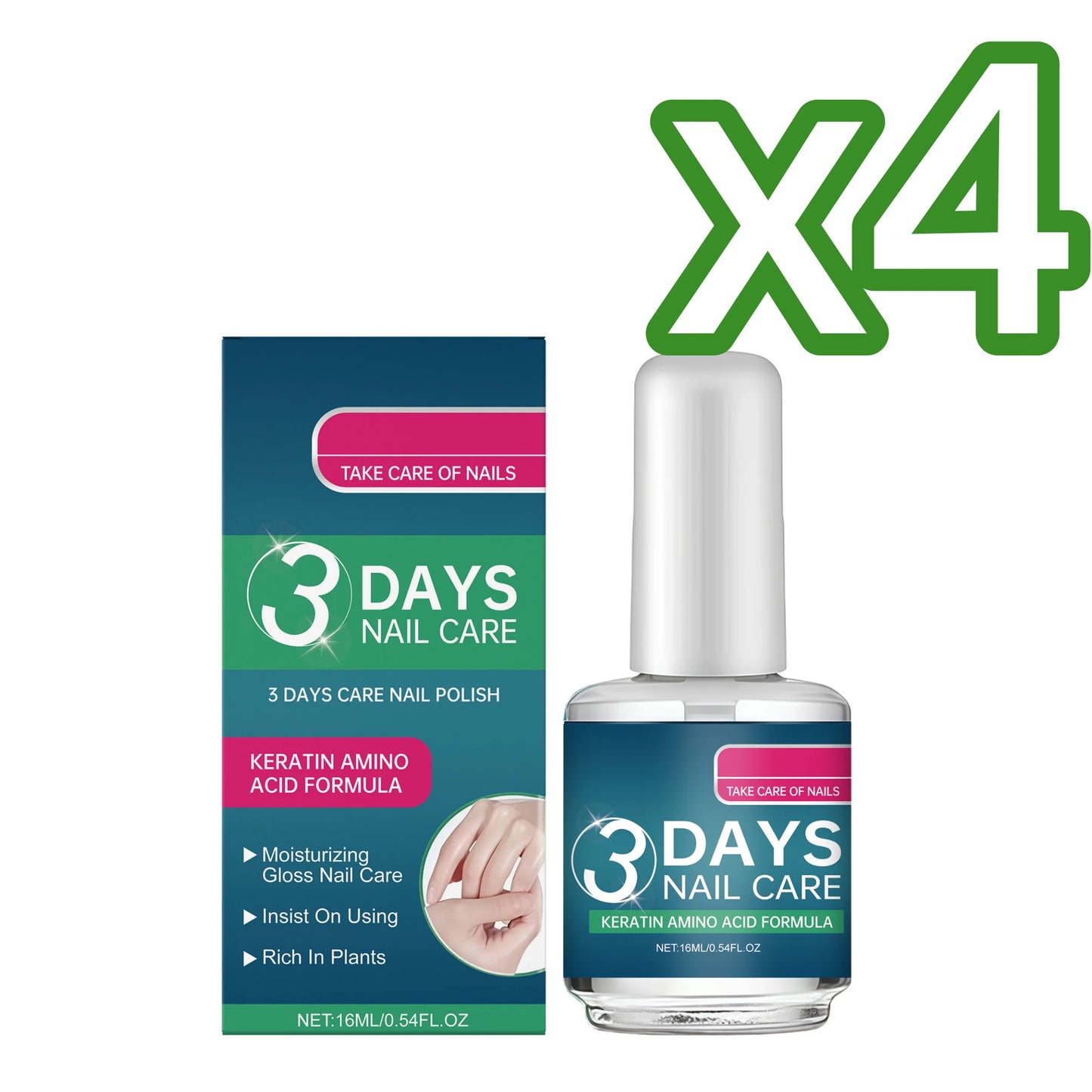 Tea Tree Cuticle Oil Nourish Nail Cuticle Repair Dry Cracked Strengthen Nails Improve Brittle Daily Protect Nail Nutrition Oil Peaceful Pleasures Health and Wellness 16ml Boxed X 4PCS