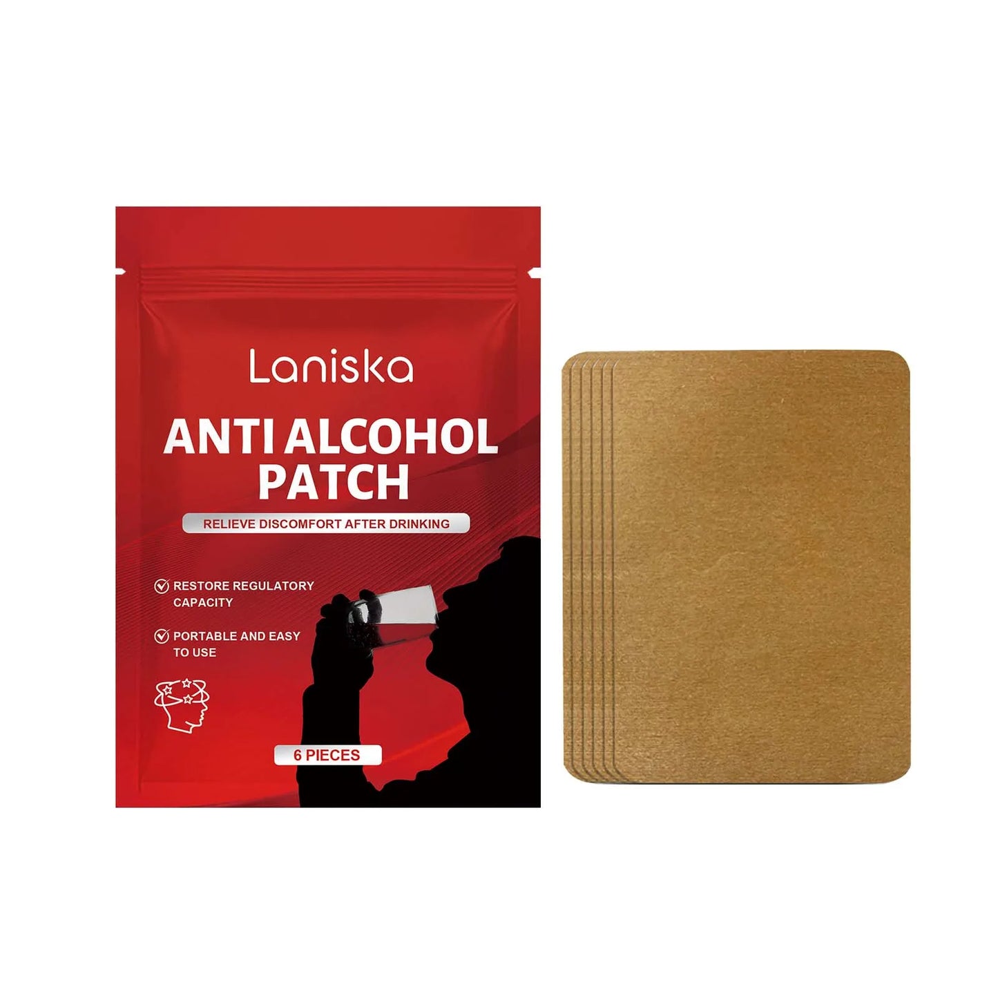 Laniska Herbal Body Care Patch – Moisturizing, 6 Pcs