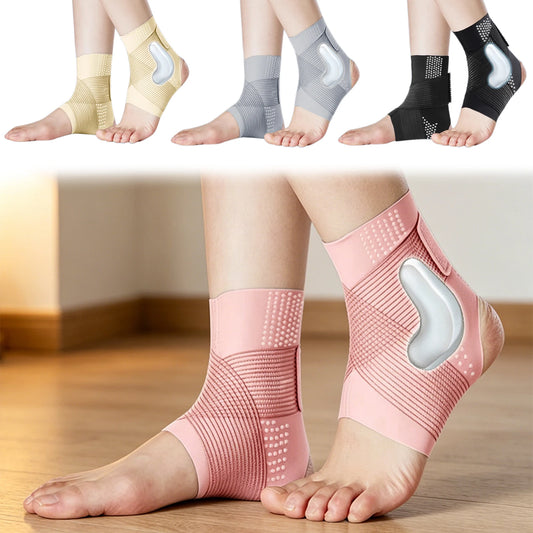 Elastic Ankle Brace with Adjustable Wraps | Gym & Hiking Ankle Brace Support Peaceful Pleasures Health and Wellness
