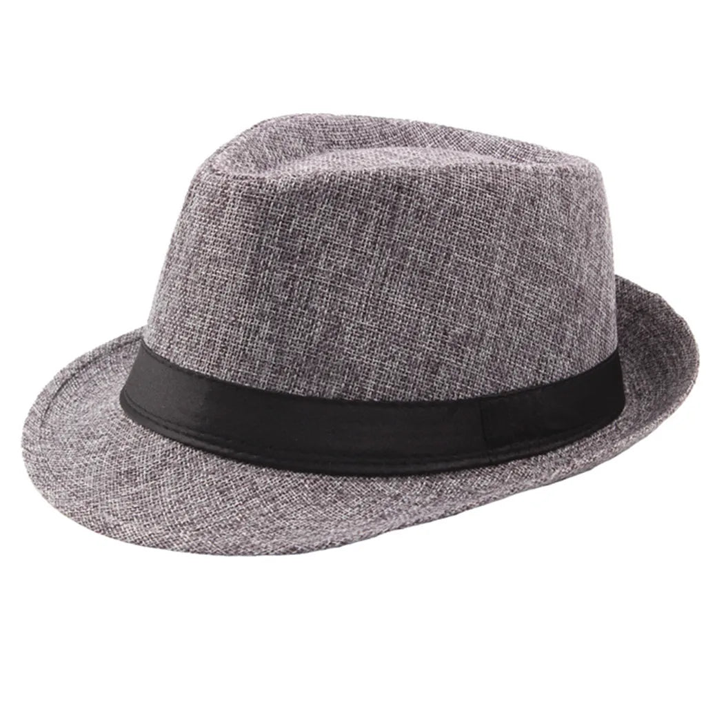 Cycling Caps Summer Men's Hats Fedoras Top Jazz Hat Bucket Bowler Hats Chapeau Fedora Hats Women Black Hat Wedding Caps Peaceful Pleasures Health and Wellness dark gray