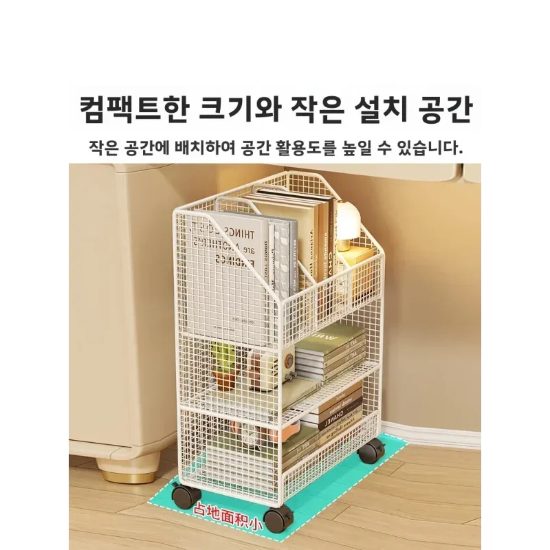 1/2Pcs 3 Levels Mesh Metal File Crate Organizer With Wheels Layered File Cart Storage Cart Bookdesk Side Folders Storage Crate Peaceful Pleasures Health and Wellness