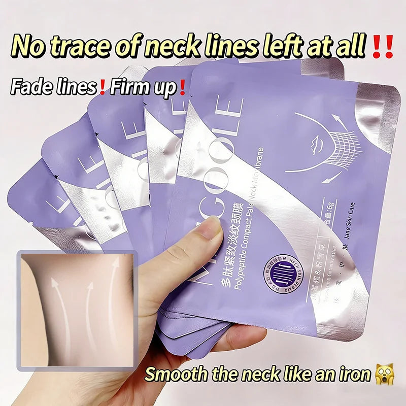 Peptide Firming Neck Mask Lifting And Firming Neck Skin Reduce Fine Lines Deeply Moisturize Makes Skin Glow Nourishing Neck Care Peaceful Pleasures Health and Wellness