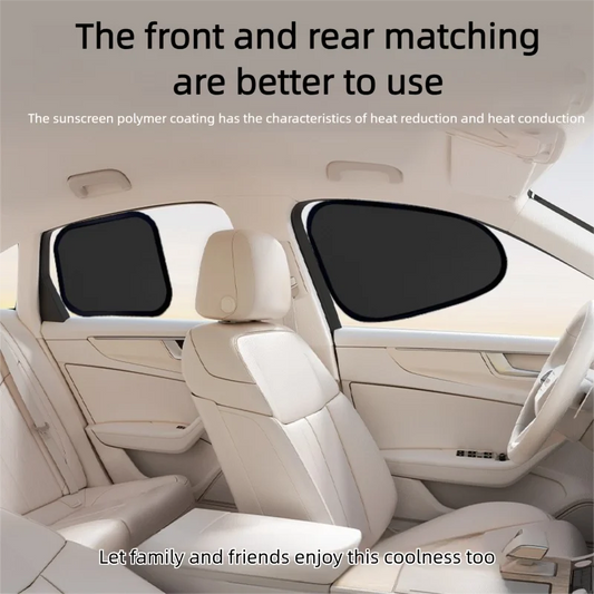 Car Side Window Sunshade – Electrostatic UV Blocking Curtain Car Window Sunshade Oasis Select