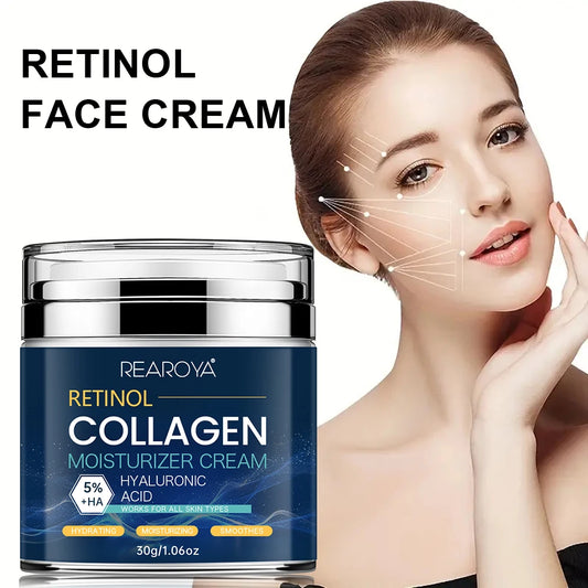 REAROYA Retinol Face Cream – Anti-Wrinkle & Moisturizer Retinol Face Cream Peaceful Pleasures Health and Wellness