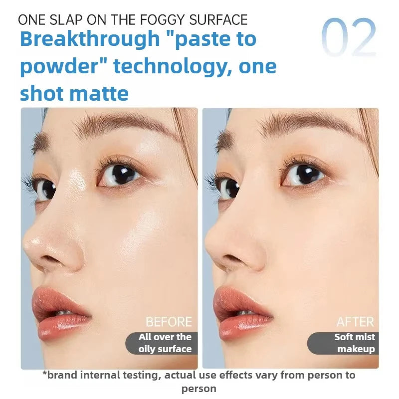 Brand Makeup Setting Powder Natural Powder-free Matte Oilcontrol Waterproof Longlasting Makeup Refreshing Nonsmear Facial Makeup Peaceful Pleasures Health and Wellness