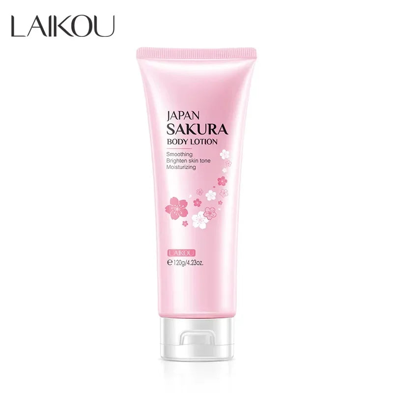 LAIKOU Cherry Blossom Body Lotion – 24H Sakura Moisturizer