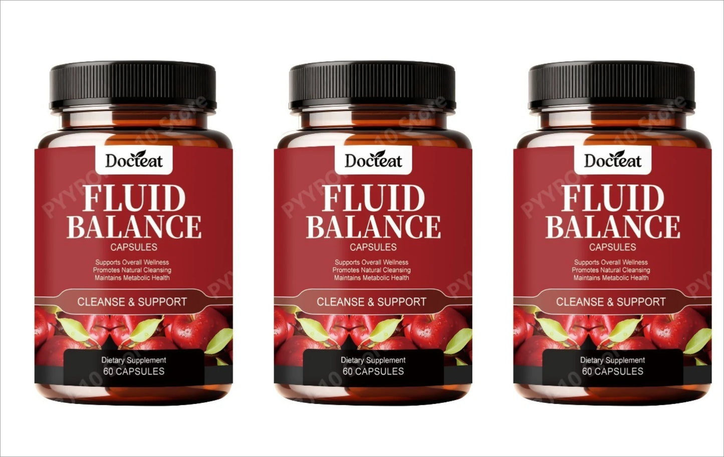 Docteat Fluid Balance Capsules – Apple Extract & CoQ10 | 60ct