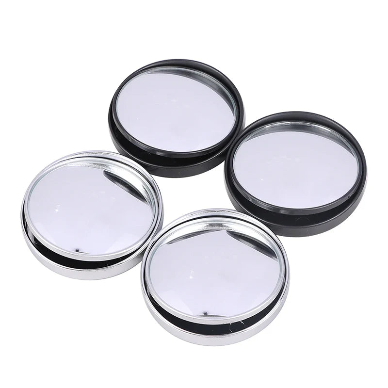 2-Pack 75mm Convex Blind Spot Mirror Stick-On Wide Angle Car