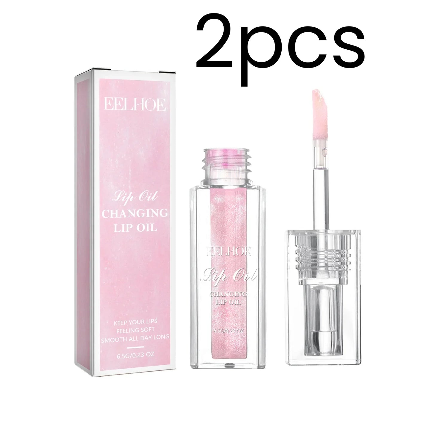 EELHOE Color Changing Lip Oil – Moisturizing Glossy Lip Gloss
