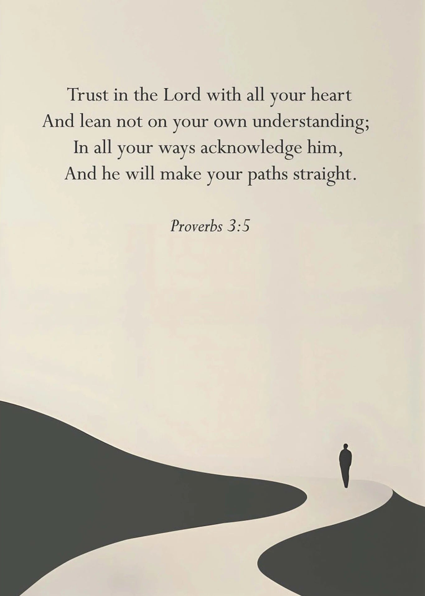 Christian Cross Canvas Wall Art | Bible Verse Baptism Gift