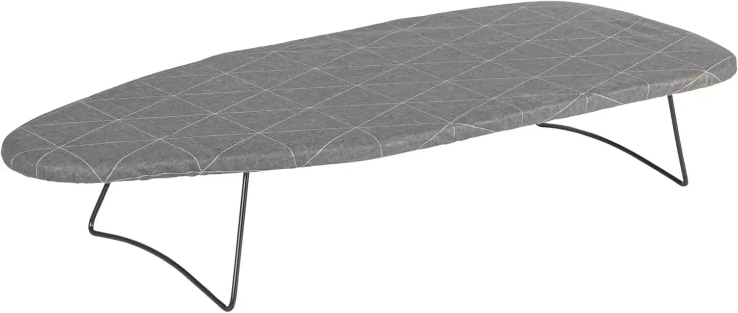 Compact Folding Tabletop Ironing Board with Steel Mesh Top, Cotton Cover & Pad for Small Spaces Peaceful Pleasures Health and Wellness
