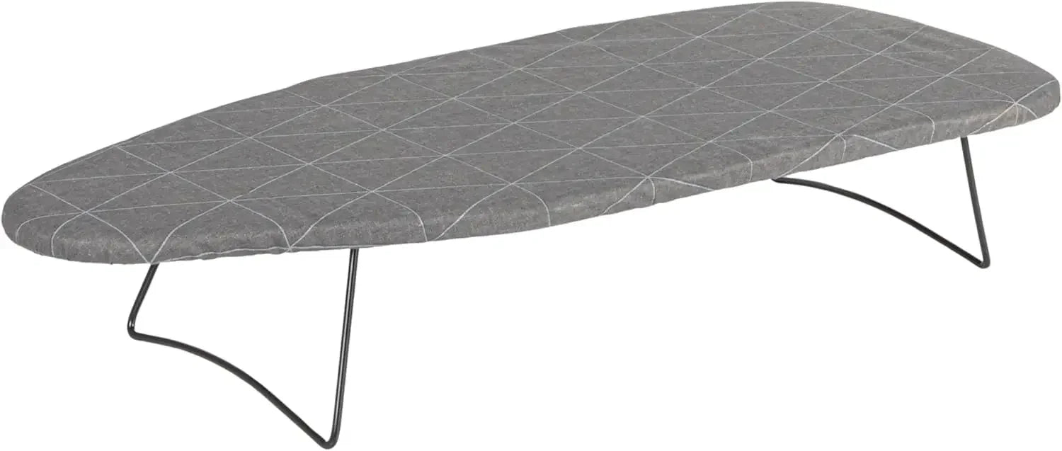 Compact Folding Tabletop Ironing Board with Steel Mesh Top, Cotton Cover & Pad for Small Spaces Peaceful Pleasures Health and Wellness