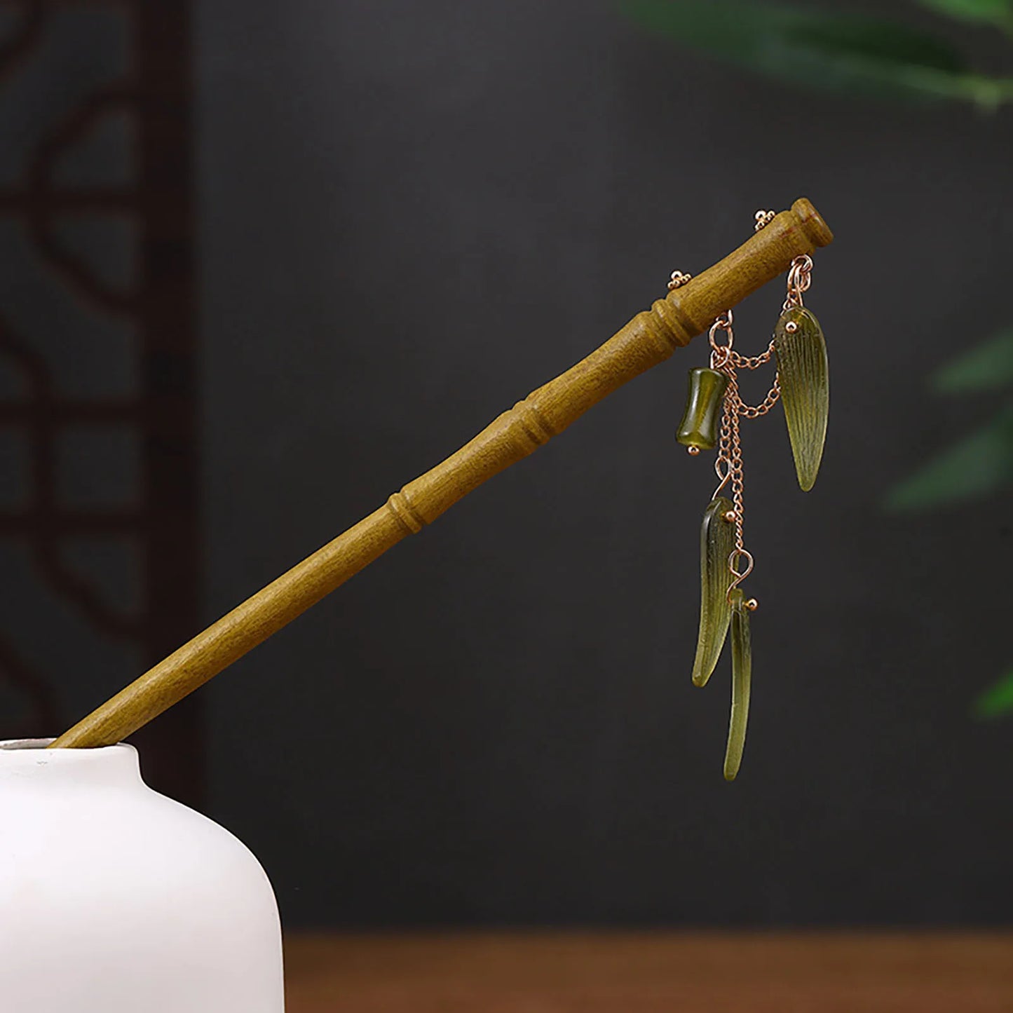 Chinese Style Hair Stick Hairpin Handmade Wood Headpiece Updo Hair Styling Tool for Women Girls Party Head Decor Peaceful Pleasures Health and Wellness 2