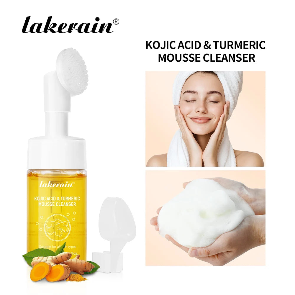 Turmeric Face Wash, Turmeric Cleanser, Turmeric Foaming Cleanser for All Skin Types Peaceful Pleasures Health and Wellness