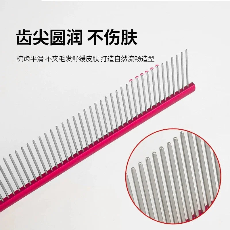 Professional Pet Grooming Comb | Stainless Steel Dog & Cat
