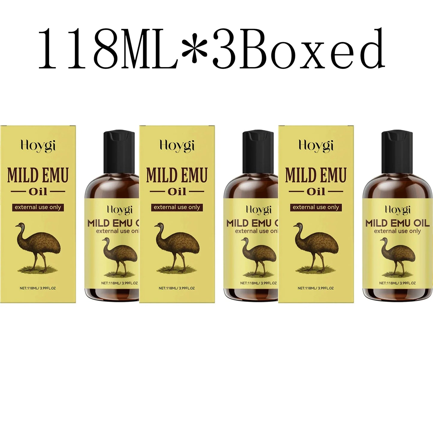 Hoygi Emu Oil Anti-Aging Moisturizer for Skin & Hair 118ml
