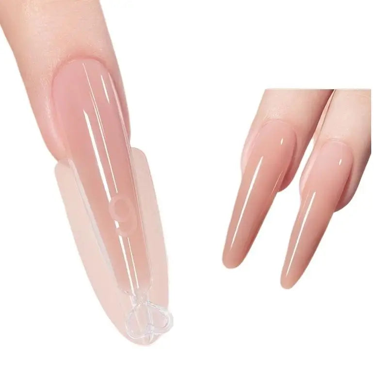 240 Pcs Sandwich Dual Nail Forms 15 Size Extensions-Dual Forms Top Bottom Mold Long Coffin Almond Nail Art Forms Manicure Tool Peaceful Pleasures Health and Wellness