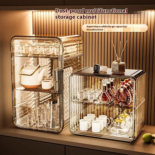 Dust-Proof Cup Storage Organizer | Mugs, Coffee & Glassware Cup Storage Organizer Peaceful Pleasures Health and Wellness