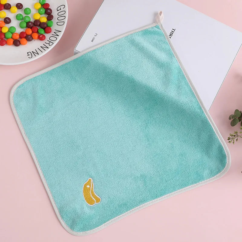 Cartoon Baby Face Towel | Soft Absorbent Washcloth 30x30cm