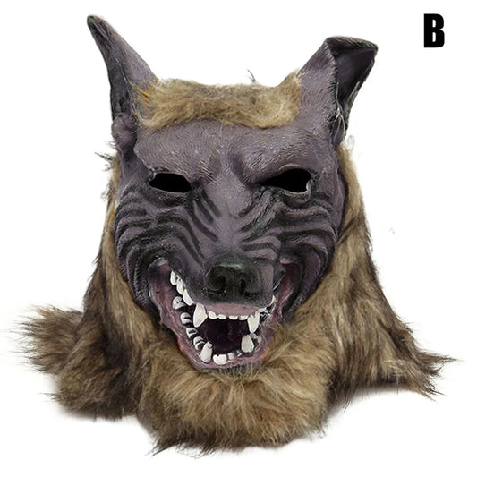 Halloween Theme Wolf Gloves and Mask Halloween Wolf Cosplay Costume Props for Holiday Birthday Gift Peaceful Pleasures Health and Wellness