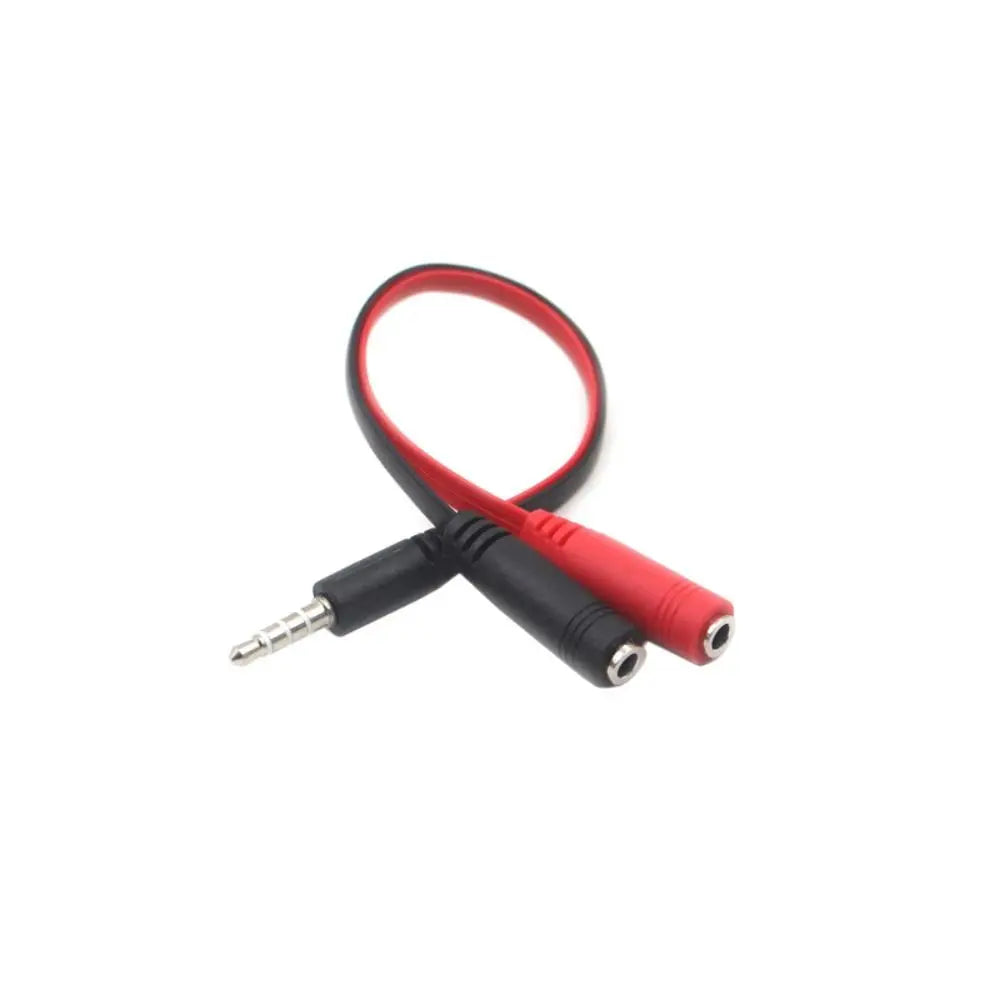 Durable 1 Male To 2 Female 3.5 Jack Audio Splitter Cable 1 Female To 2 Male Adapter Cord Stereo Audio Cable Smart Phone Peaceful Pleasures Health and Wellness