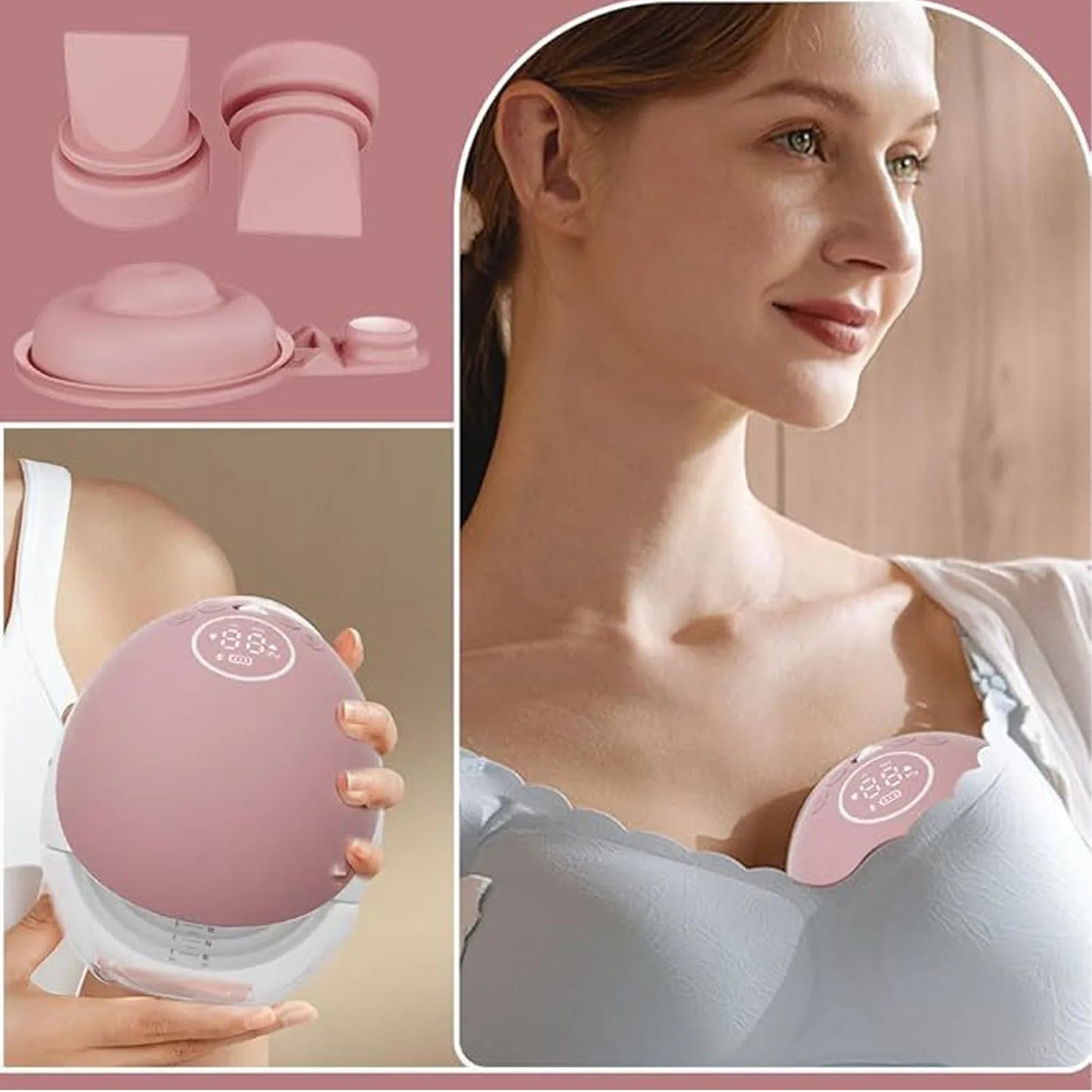 Momcozy M9 Replacement Milk Collection Cups 150ml – 4 Pack