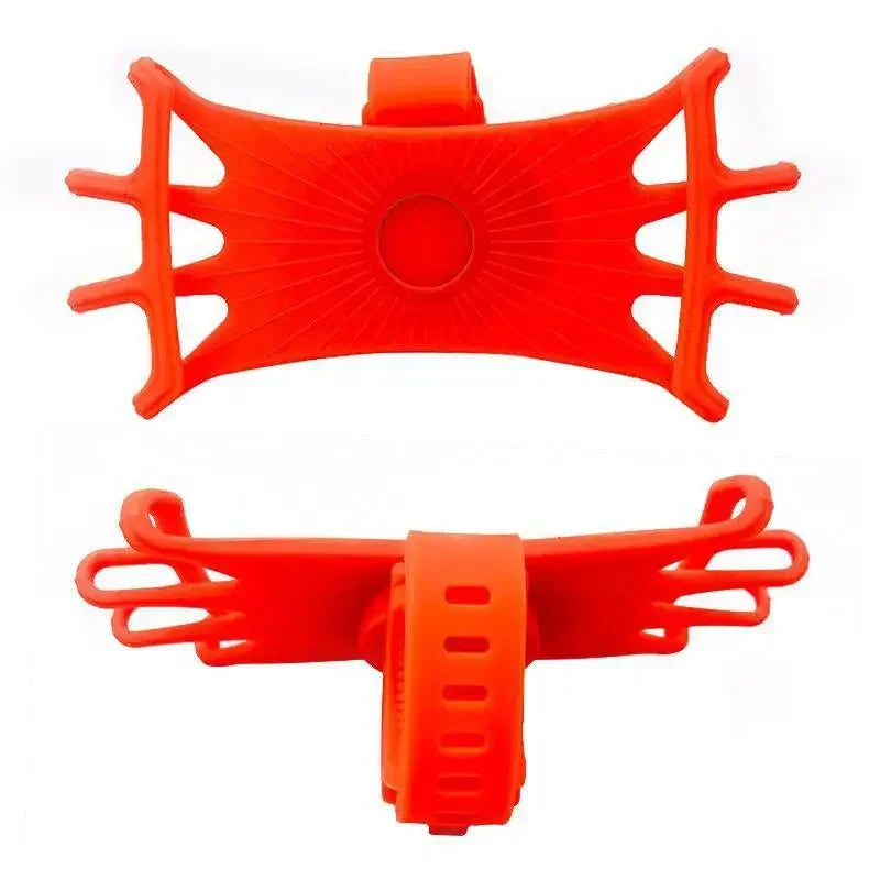 360° Rotatable Silicone Bike & Motorcycle Phone Mount Holder