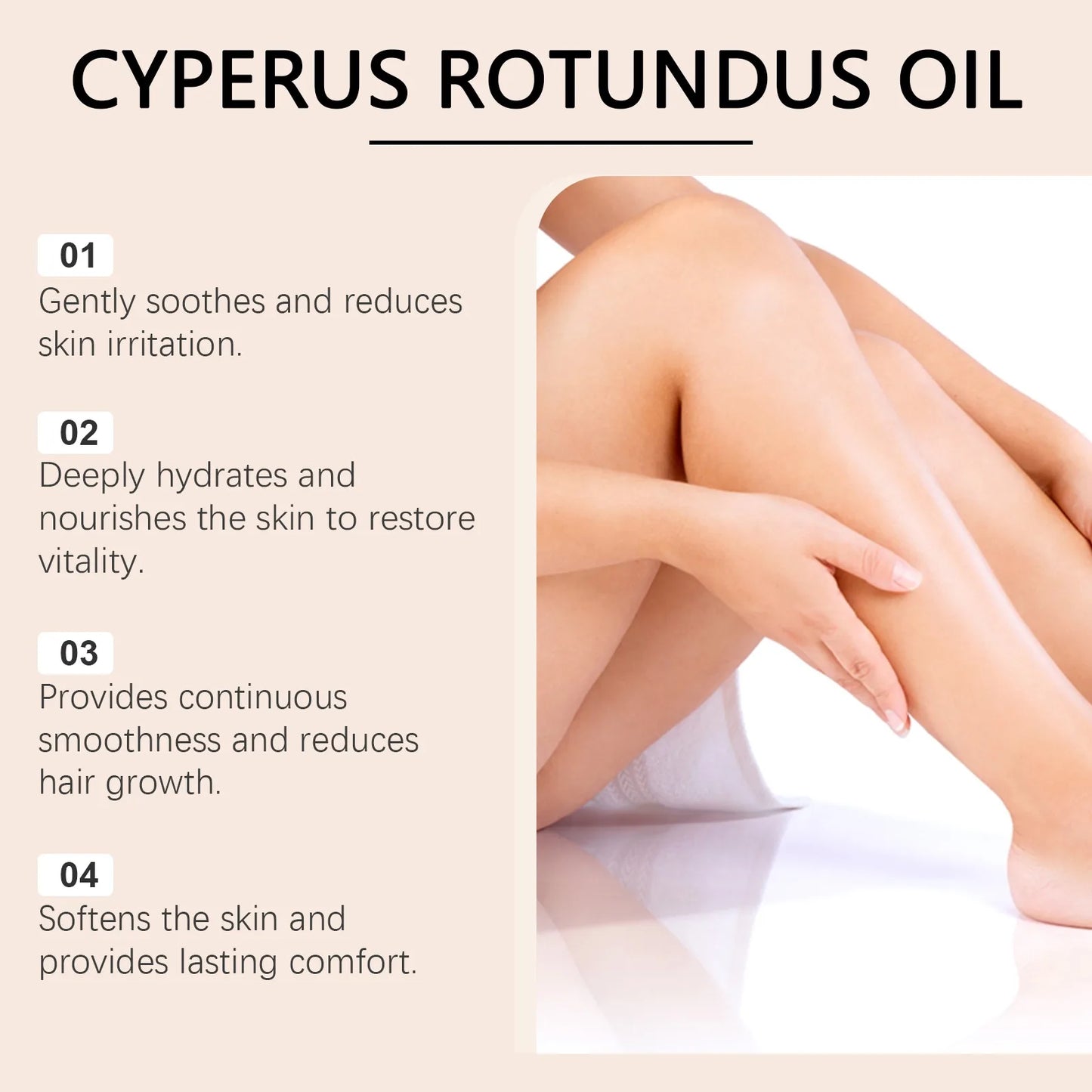 OceAura 60ml Post-Hair Removal Body Oil | Hair Inhibitor