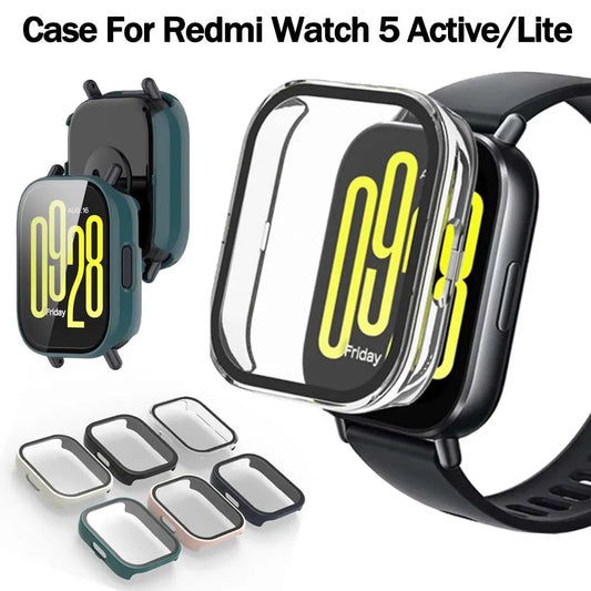 Redmi Watch 5 Active/Lite Case – Tempered Glass + TPU Cover Peaceful Pleasures Health and Wellness
