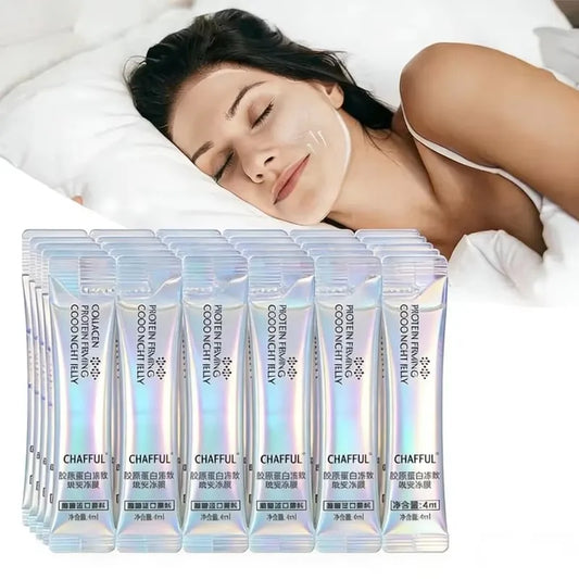 SADOER 30pc Collagen Sleeping Face Masks – Firming & Moisturizing Sleeping Face Mask Oasis Select