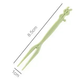 50-Piece Cute Animal Mini Fruit Forks | Kids Bento Picks