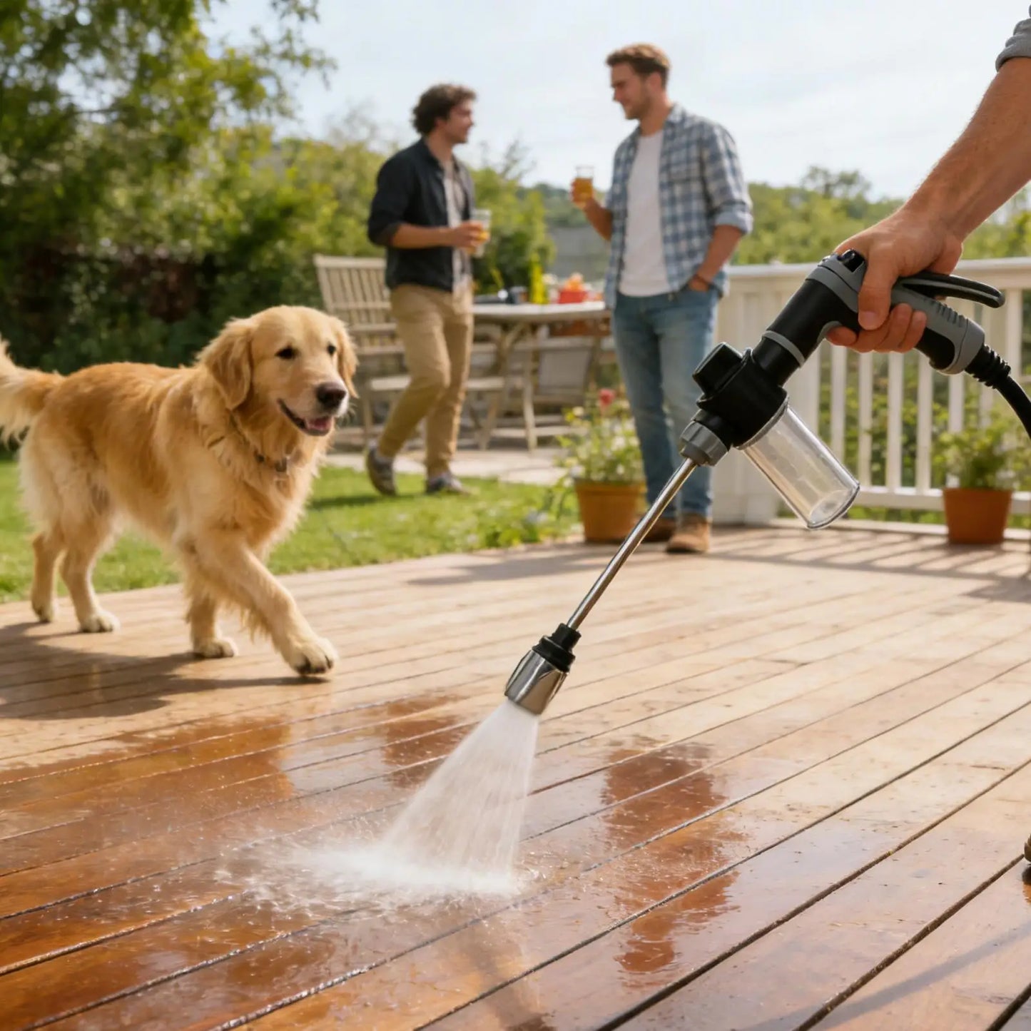 Electric Pressure Washer Portable Car Detailing Gun Adjustable Nozzle High Pressure Sprayer for Home Window Garden Yard Patio Peaceful Pleasures Health and Wellness