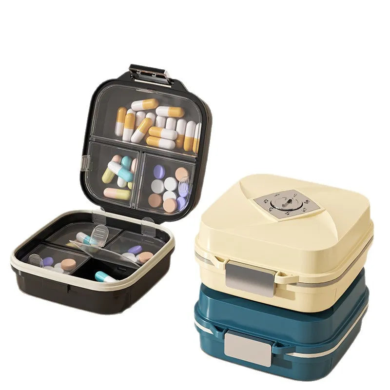 Ultimate Portable Weekly Pill Organizer Multiple Compartments Water Resistant Medicine Case for Travelers and Daily Use Storage Peaceful Pleasures Health and Wellness