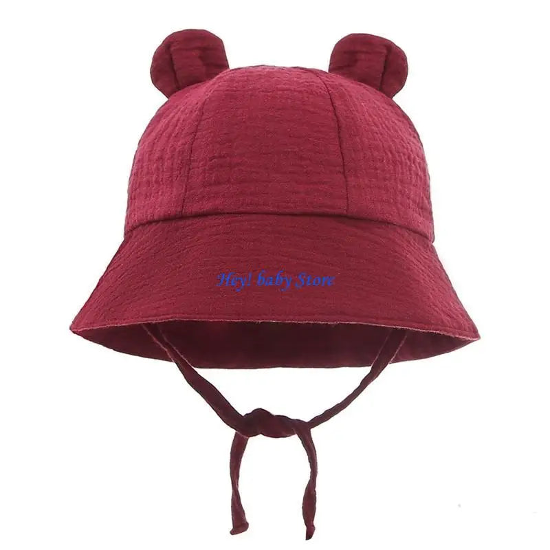Baby Wide Brim Sun Hat | Soft Breathable UPF Bucket Cap 3–12M