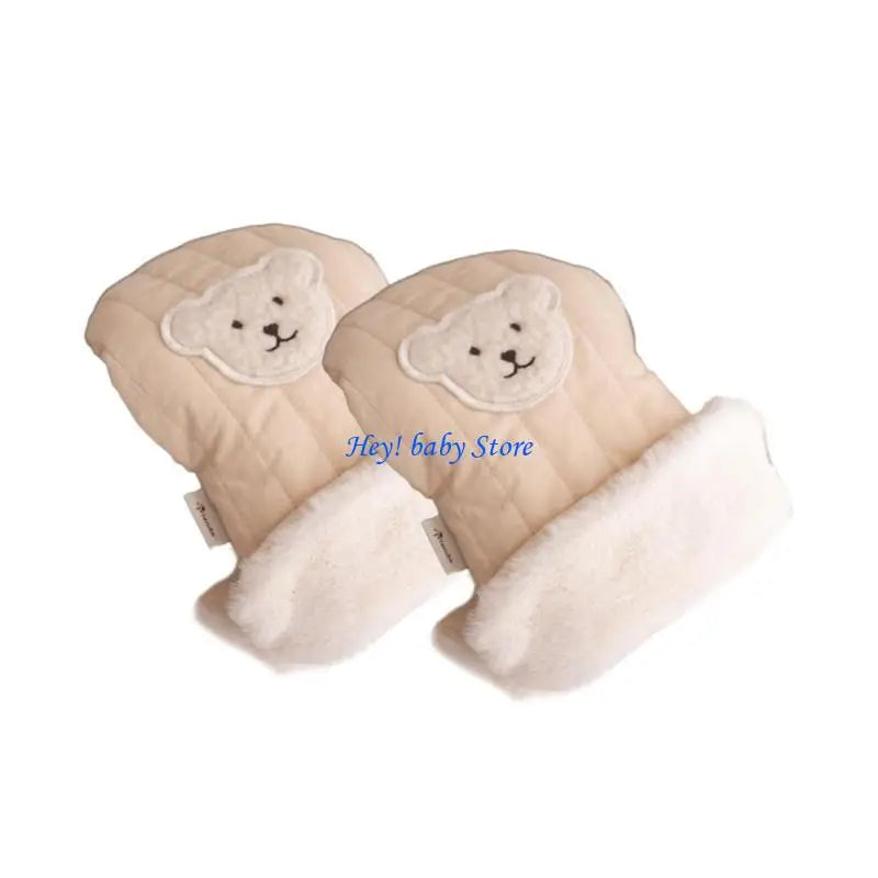 Windproof Stroller Hand Muff – Insulated Nylon Baby Gloves