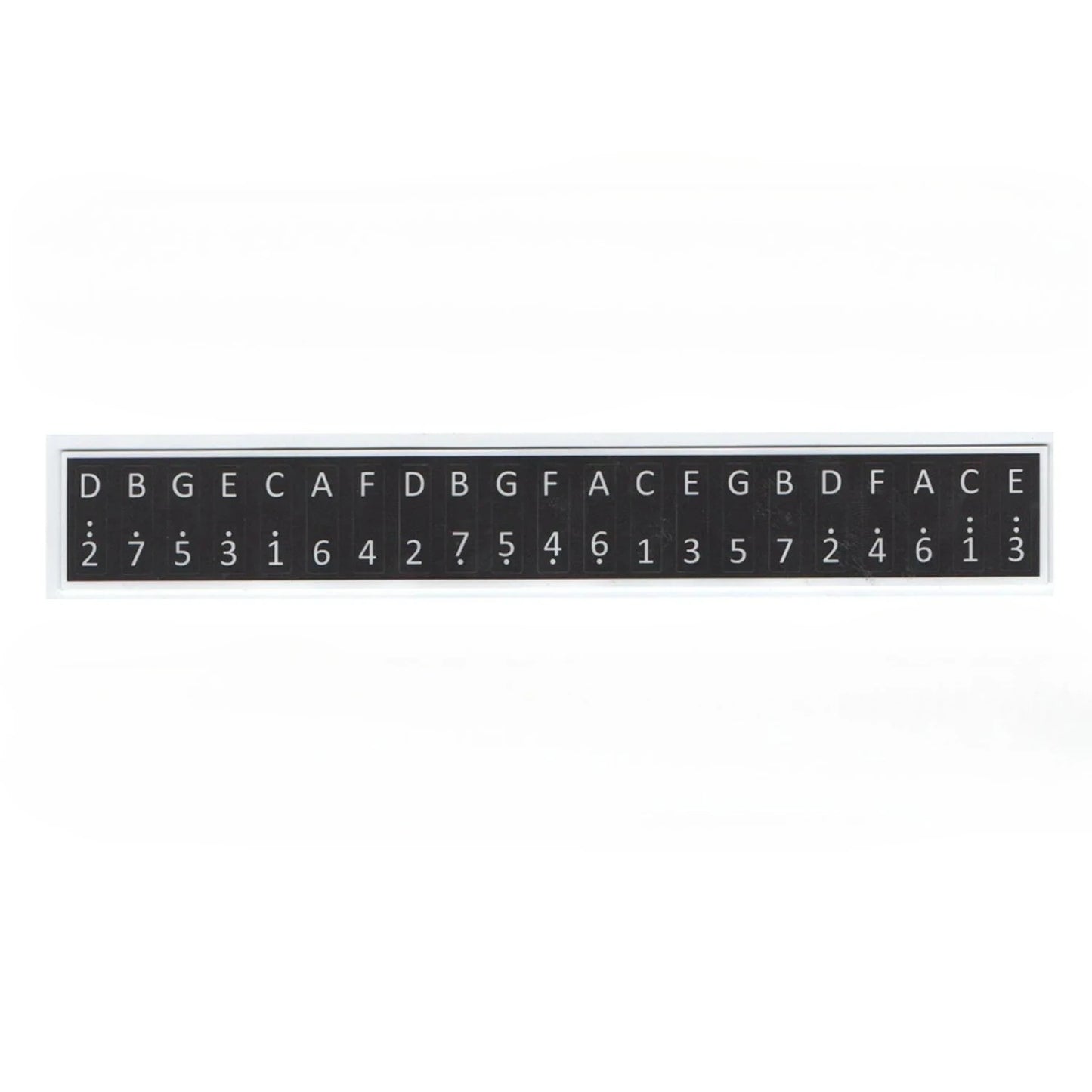 17 Keys Kalimba Note Sticker Thumb Piano Paster Percussion Instrument