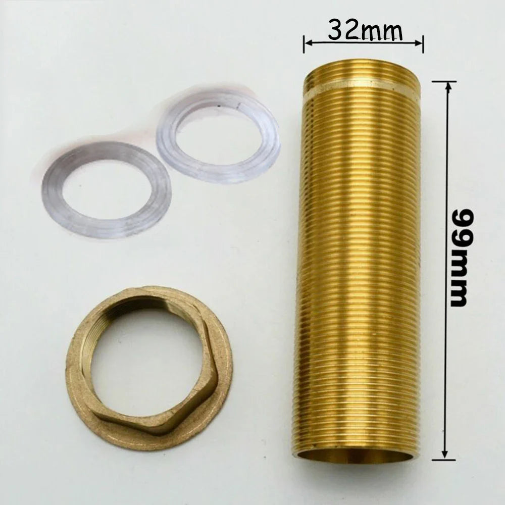 M32 Brass Basin Tap Repair Kit – Threaded Tube, Nut & Gaskets