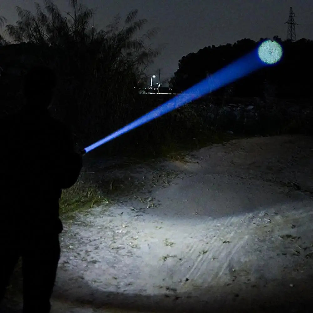Mini Tactical LED Flashlight | 5 Modes USB Rechargeable Keychain