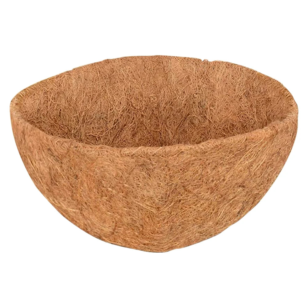 100% Natural Coconut Fiber Liners for Hanging Baskets & Planters Peaceful Pleasures Health and Wellness 16inch france