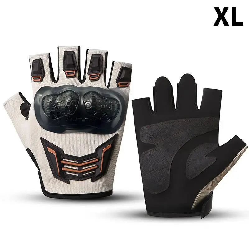 Half Finger Motorcycle Gloves – Unisex Open Finger Sports