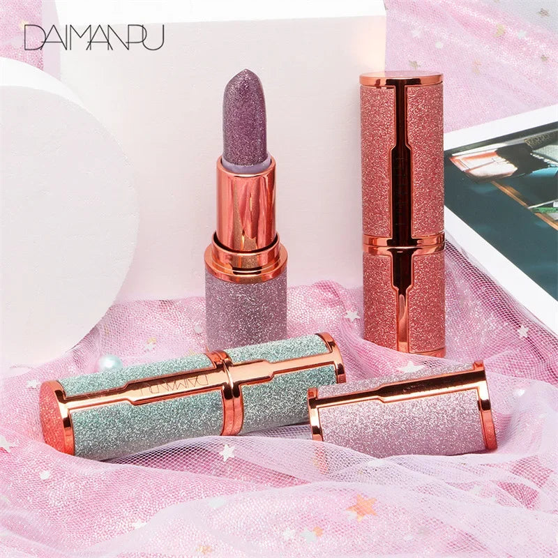 Color-Changing Glitter Lipstick | Waterproof Moisturizing Lip Tint