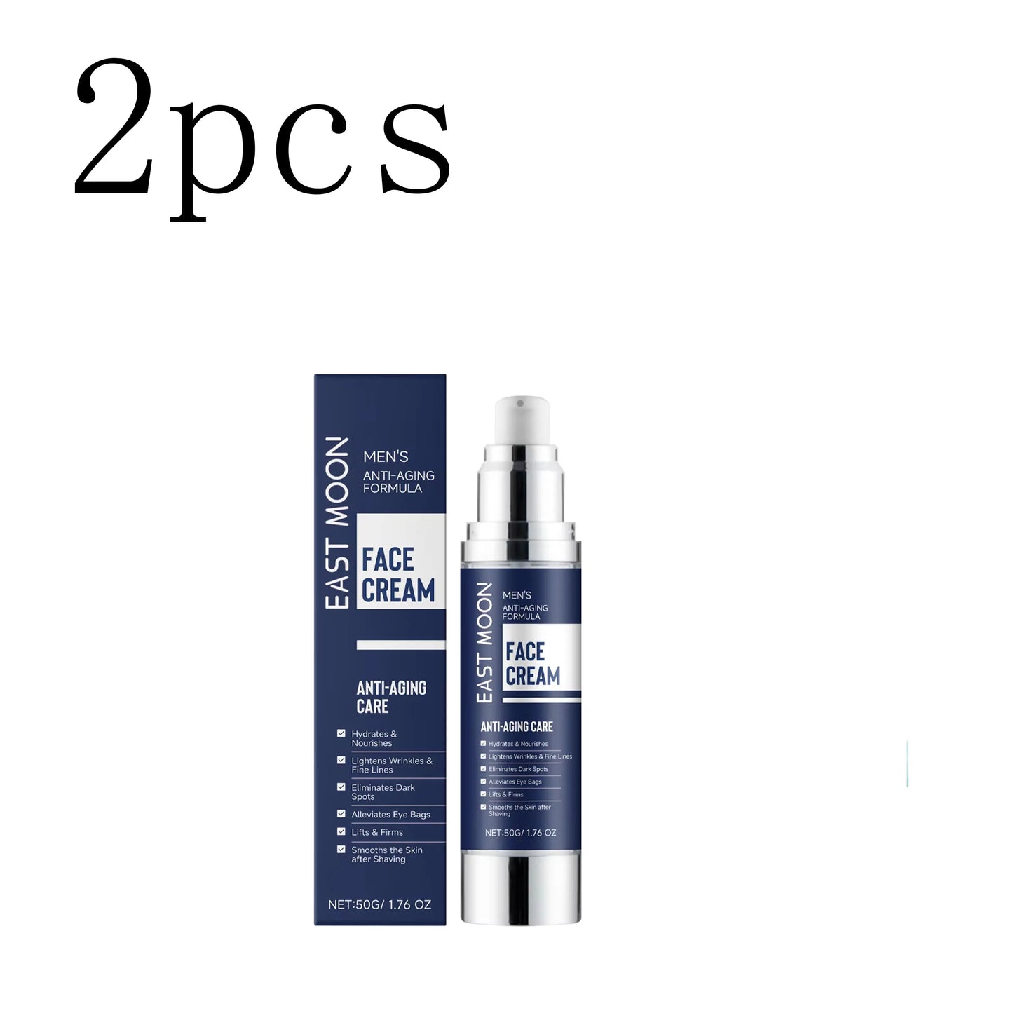 East Moon Men's Anti-Wrinkle Firming Face Cream 50g