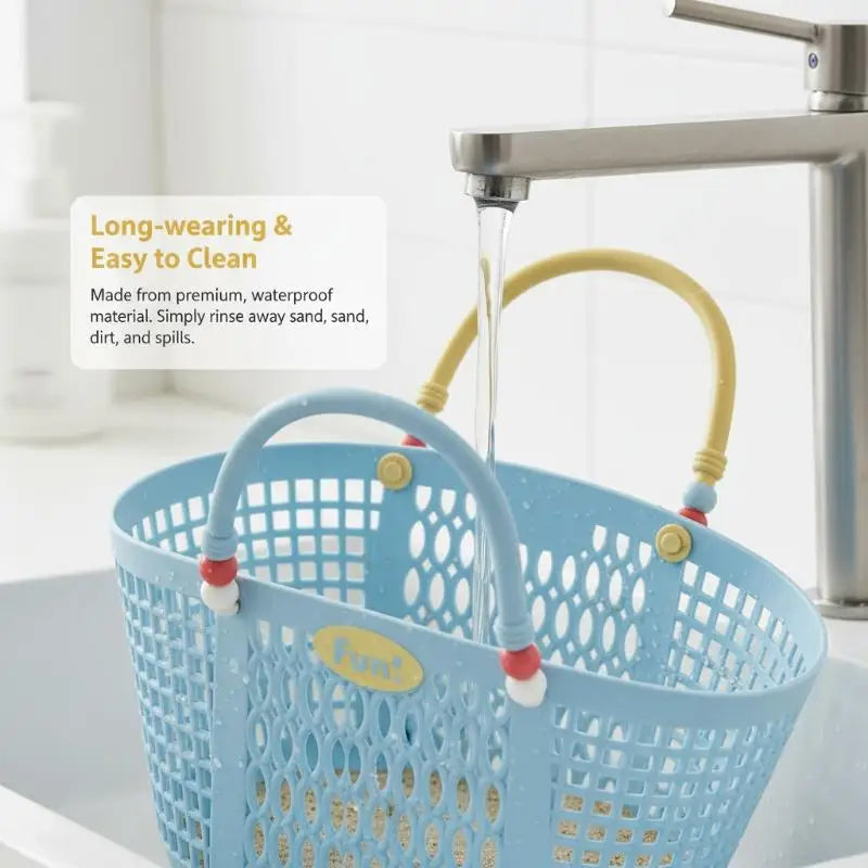 Bohemian Waterproof Drain Basket | Bath & Travel Organizer
