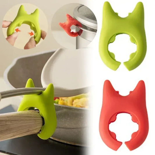 Creative Integrated Devil with Non Perforated Kitchen Stir Fry Vegetable Anti Scalding and Overflow Pot Shovel Storage Rack Peaceful Pleasures Health and Wellness