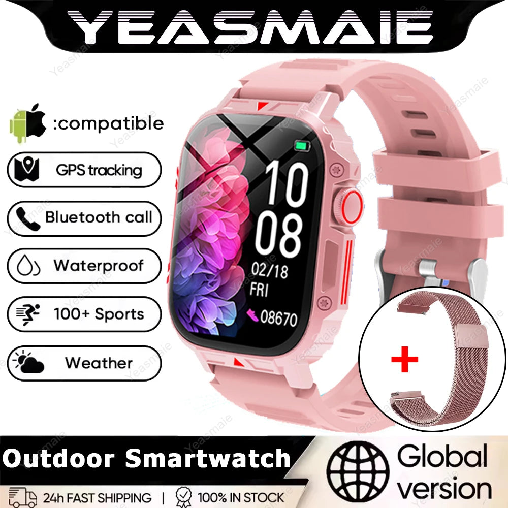 Ola Esporte Military Smartwatch | Bluetooth Call & Fitness Tracker