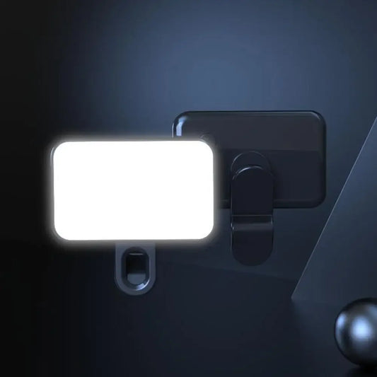 Mini Portable Selfie Fill Light Rechargeable 3 Modes Adjustable Brightness Clip-On for Mobile Phone Makeup & Computer Peaceful Pleasures Health and Wellness
