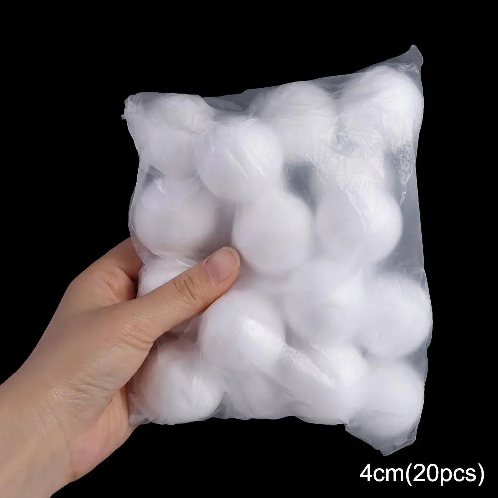White Polystyrene Foam Balls 80pcs – Christmas Ornaments & DIY