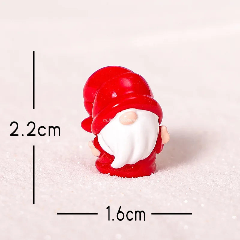 Cute Red Dwarf Gnome Figurine | Mini Garden Landscape Ornament